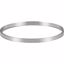 BRC373:60003:P Sterling Silver 4.75mm Bangle Bracelet