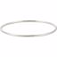 BRC378:60001:P Sterling Silver 2.5mm Bangle Bracelet