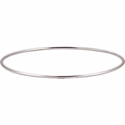 BRC381:60001:P Sterling Silver 1.5mm Bangle Bracelet