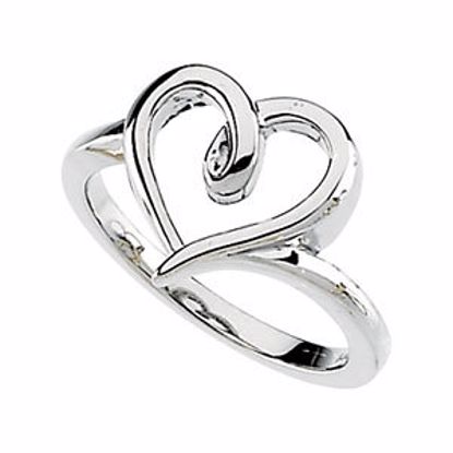 50696:307100:P Open Heart Ring