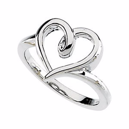 50696:307100:P Open Heart Ring