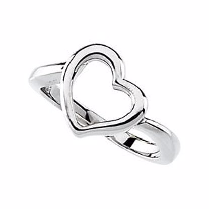 50698:307101:P Open Heart Ring