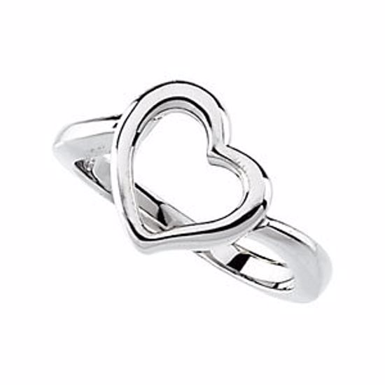 50698:307101:P Open Heart Ring