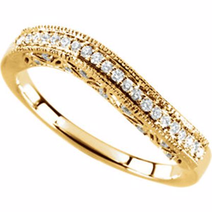 66567:60001:P 14kt Yellow 1/4 CTW Diamond Stackable Ring