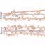 66601:60001:P Sterling Silver 8-9mm Freshwater Keshi Multicolor 7.5" Bracelet