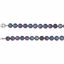 66660:103:P Sterling Silver Freshwater Cultured Black Pearl 7.75" Bracelet