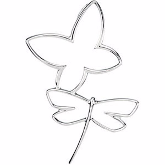 84369:309024:P Butterfly & Dragonfly Pendant