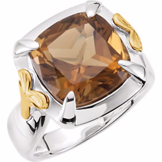 66896:101:P Honey Quartz Ring