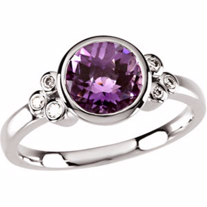 66938:101:P Bezel Set Ring