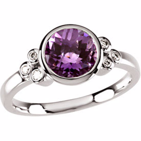 66938:101:P Bezel Set Ring