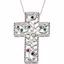 R43000:600010:P 12 Step Program Cross Necklace
