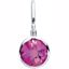 67053:112:P Sterling Silver October Birthstone 11.5x4.5mm Hook Charm/Pendant