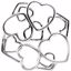 84350:102:P 14kt White Fashion Heart Pendant