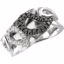 69168:60001:P Sterling Silver & 14Kt White 1/4 CTW Diamond Paisley Design Ring