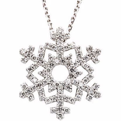 67128:84406:P Snowflake Necklace