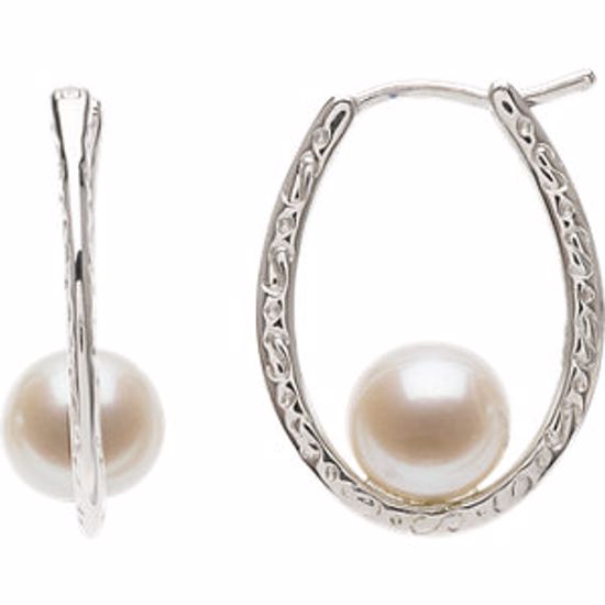 67191:60001:P Freshwater Cultured Pearl Earrings