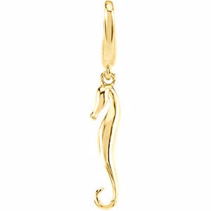 84518:84440:P Gold Fashion Seahorse Charm