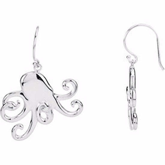 84523:311473:P Octopus Earrings