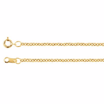 CH176:133533:P 14kt Yellow 1.5mm Solid Cable 18" Chain