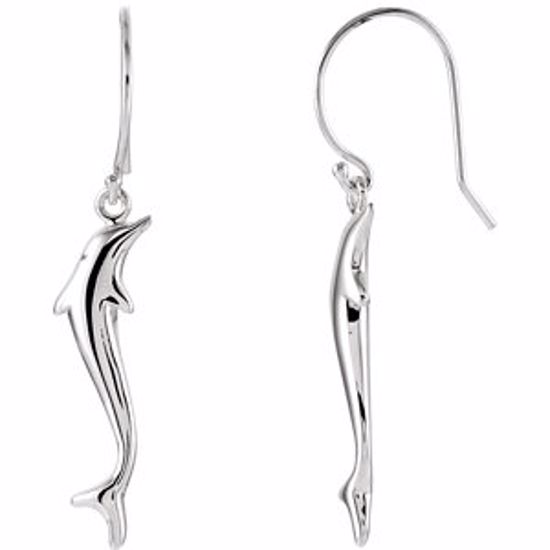 84550:102:P Dolphin Earrings