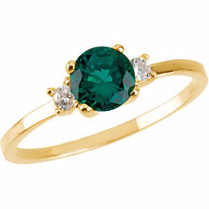 19392:6006:P Youth Synthetic Birthstone Ring