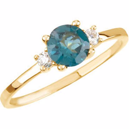 19392:6012:P Youth Synthetic Birthstone Ring