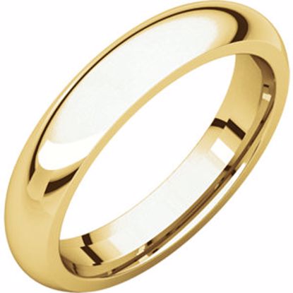 IR16:100082:P 10kt Yellow 4mm Comfort Fit Band