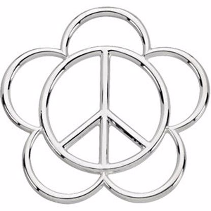 84545:100003:P Peace Sign Pendant