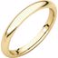 IR12.5:201:P 14kt Yellow 2.5mm Comfort Fit Band