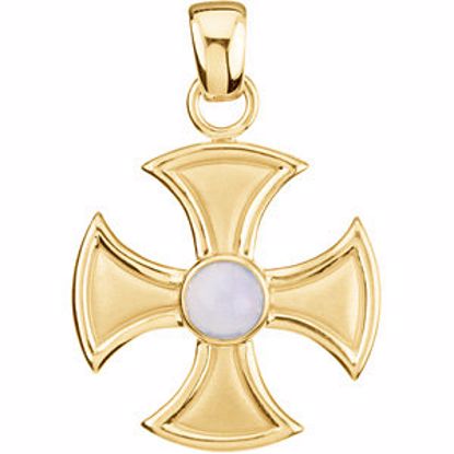 R42176C:100:P Maltese Cross Pendant