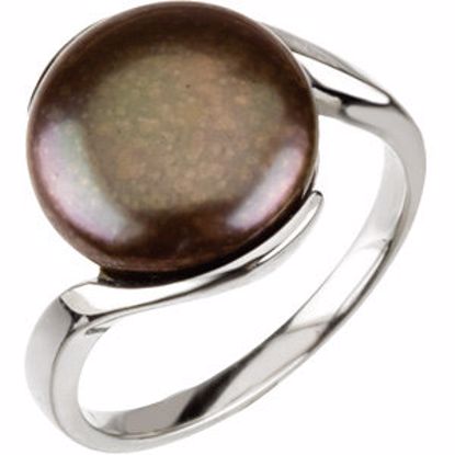 67353:102:P Freshwater Cultured Coin Pearl Ring