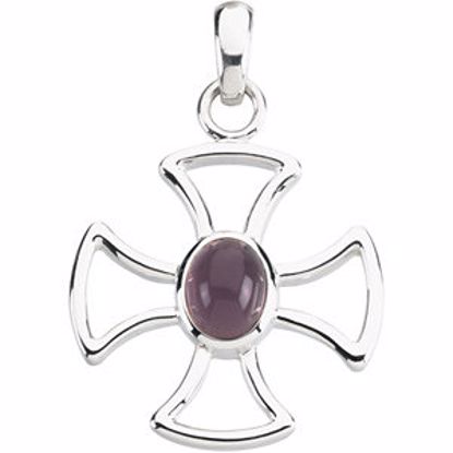 R42184C:102:P Maltese Cross Pendant