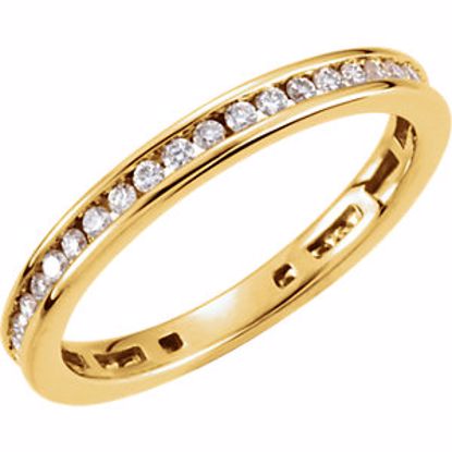 67402:101:P 14kt Yellow 3/8 CTW Diamond Stackable Ring