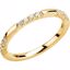 67387:60001:P 14kt Yellow 1/4 CTTW Anniversary Band Mounting
