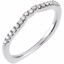 67391:60006:P 14kt White 1/3 CTW Diamond Band for 1 1/5 CTW Engagement Ring