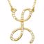 67399:123:P 14kt Yellow Letter "L" 1/8 CTW Diamond Initial 17" Necklace