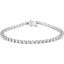 67396:60002:P 14kt White 3 1/2 CTW Diamond Line 7.25" Bracelet
