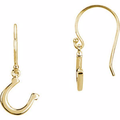 84602:100:P Petite Horseshoe Earrings