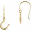 84602:100:P Petite Horseshoe Earrings