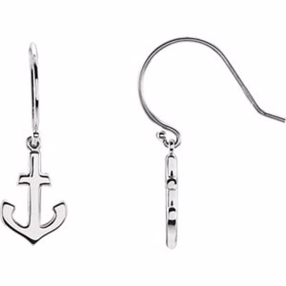 84603:102:P Petite Anchor Earrings