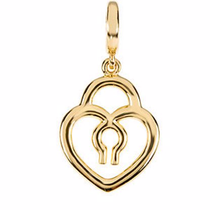 84620:100:P Petite  Heart Lock Charm