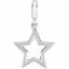 84621:102:P Sterling Silver Petite Star Charm