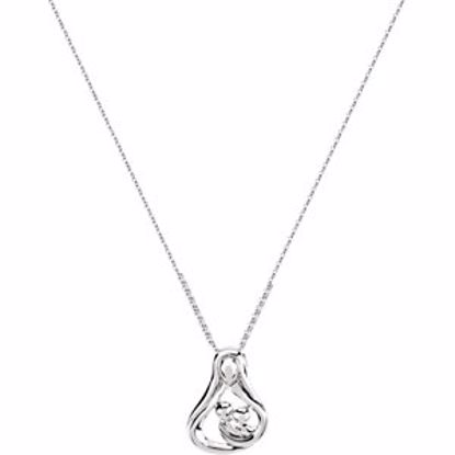 R45218:600020:P Embraced by the Heart&trade; Mother Necklace