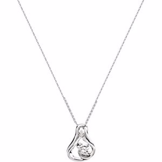 R45218:600020:P Embraced by the Heart&trade; Mother Necklace