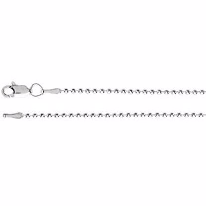 CH944:301:P Sterling Silver 1.5mm Bead 18" Chain