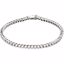 67412:60003:P 14kt White 3 CTW Diamond Line 7.25" Bracelet