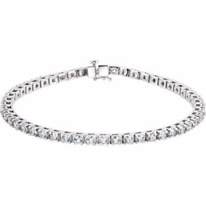 67520:60001:P Platinum 4 1/2 CTW Diamond Line 7.25" Bracelet