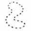 66363:60003:P Sterling Silver Freshwater Cultured Black Coin Pearl 38" Necklace