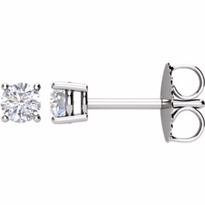 67534:100:P 14kt White 1/4 CTW Diamond Earrings