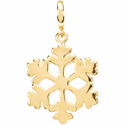 84638:103:P Petite Snowflake Charm